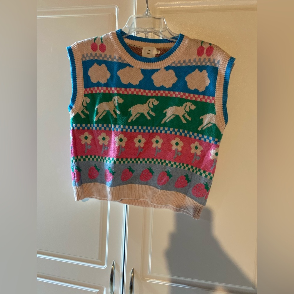 Sleeveless Sweater Vest Spring